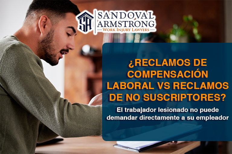 ¿En qué se diferencian los reclamos de compensación laboral de los reclamos de no suscriptores de Walmart?