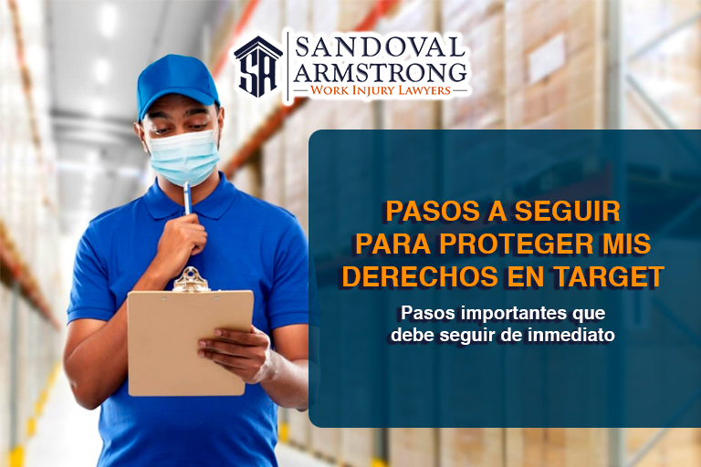 ¿Qué pasos debo seguir para proteger mis derechos en un caso de lesión laboral contra Target?