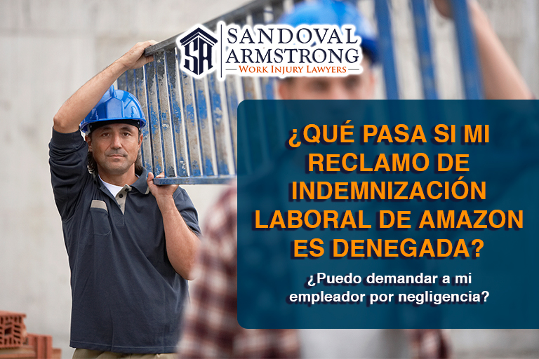 Qué pasa si mi reclamo de indemnización laboral de Amazon es denegada