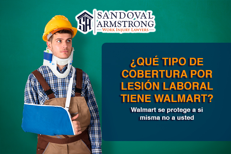 ¿Qué tipo de cobertura por lesión laboral tiene Walmart?