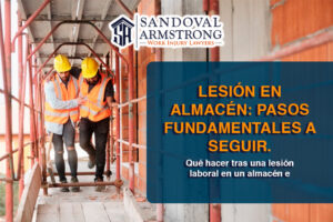 ¿Se lesionó en un trabajo de almacén? Lo que haga a continuación es fundamental
