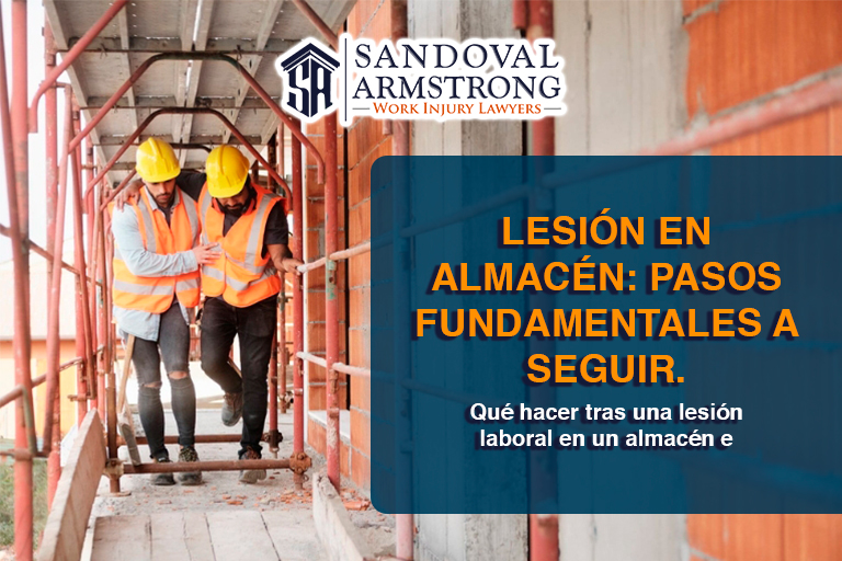 ¿Se lesionó en un trabajo de almacén? Lo que haga a continuación es fundamental