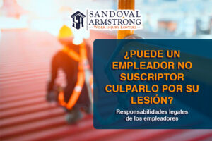¿Puede un empleador no suscriptor culparlo por su lesión?