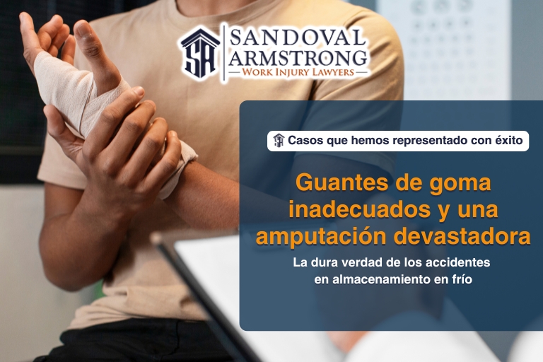 Guantes de goma inadecuados y una amputación devastadora: La dura verdad de los accidentes en almacenamiento en frío