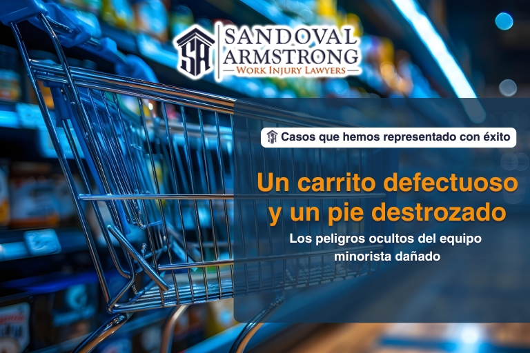 Un carrito defectuoso y un pie destrozado: Los peligros ocultos del equipo minorista dañado