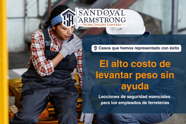El alto costo de levantar peso sin ayuda: Lecciones de seguridad esenciales para los empleados de ferreterías y tiendas minoristas de Texas que manejan artículos voluminosos