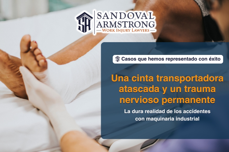 Una cinta transportadora atascada y un trauma nervioso permanente: La dura realidad de los accidentes con maquinaria industrial