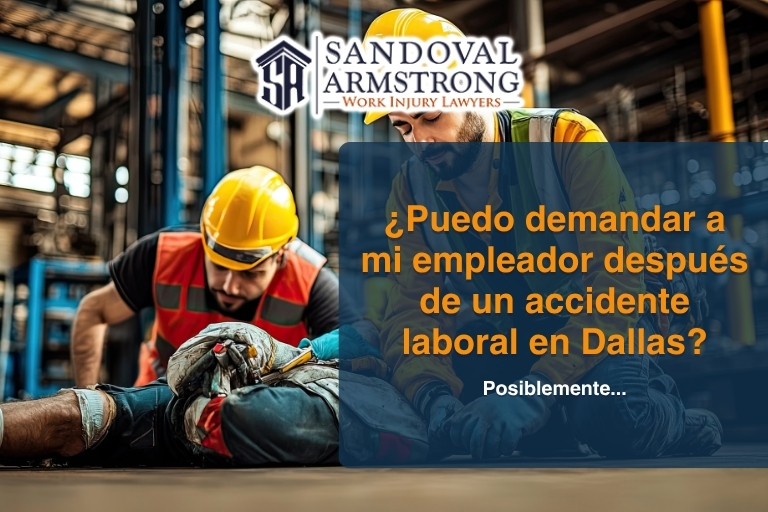 ¿Puedo demandar a mi empleador después de un accidente laboral en Dallas?