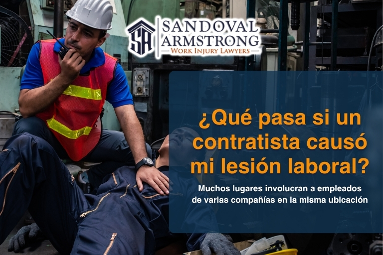 ¿Qué pasa si un contratista causó mi lesión laboral en Dallas?
