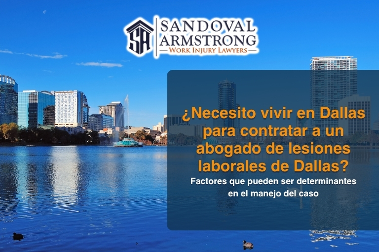 ¿Necesito vivir en Dallas para contratar a un abogado de lesiones laborales de Dallas?