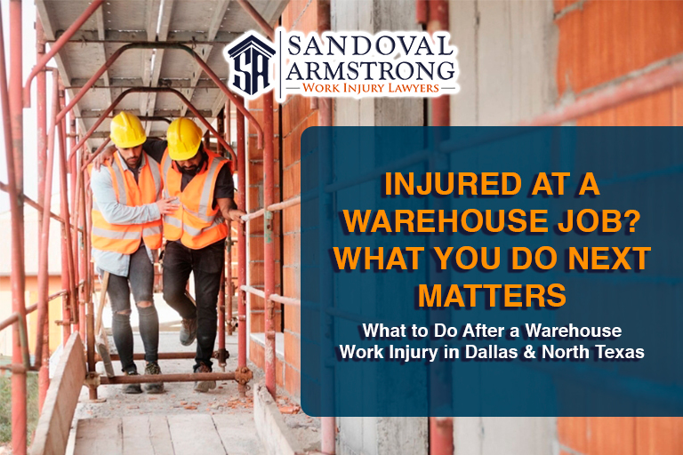 Injured at a Warehouse Job? What You Do Next Matters