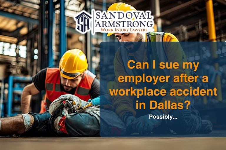 Can I sue my employer after a workplace accident in Dallas?