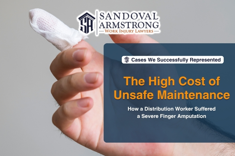 The High Cost of Unsafe Maintenance: How a Distribution Worker Suffered a Severe Finger Amputation