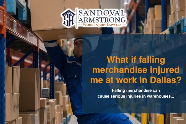 What if falling merchandise injured me at work in Dallas?